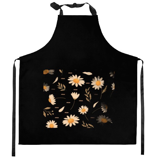 SPRING FLOWER PATTERN Kitchen Aprons
