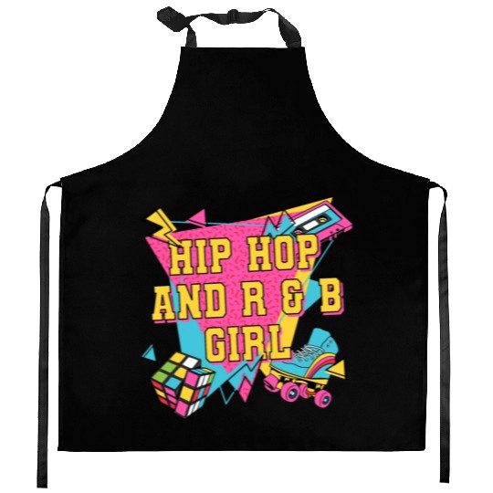 Hip Hop and R N B 1990 Cool Chill Easygoing Music Kitchen Aprons