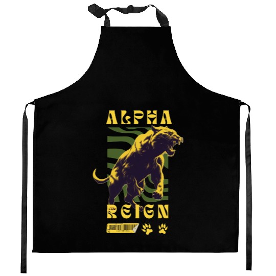 Unleash The Inner Alpha: Fierce Animal Print Kitchen Aprons