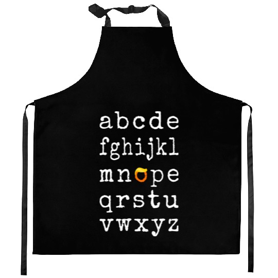 Anti-Trump Alphabet - Nope V Kitchen Aprons