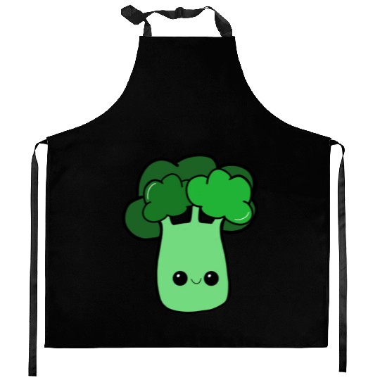 Cute Loves Broccoli Veggie Gardening Adult Kids To Kitchen Aprons