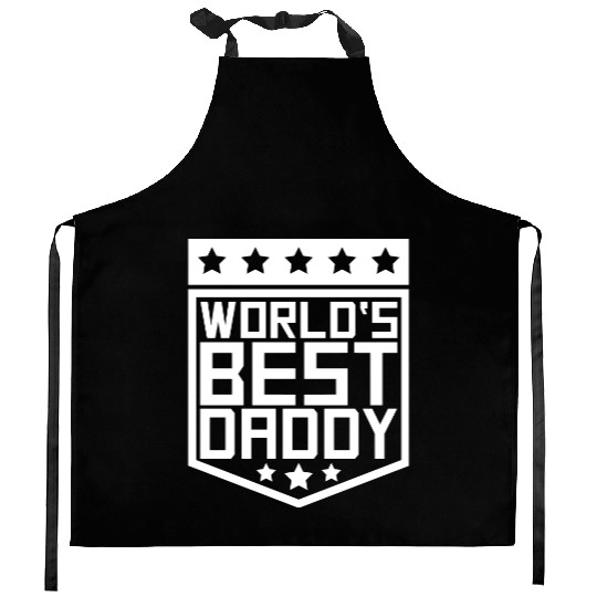 The Best Dad Ever Coolest Daddy in the World Love Kitchen Aprons