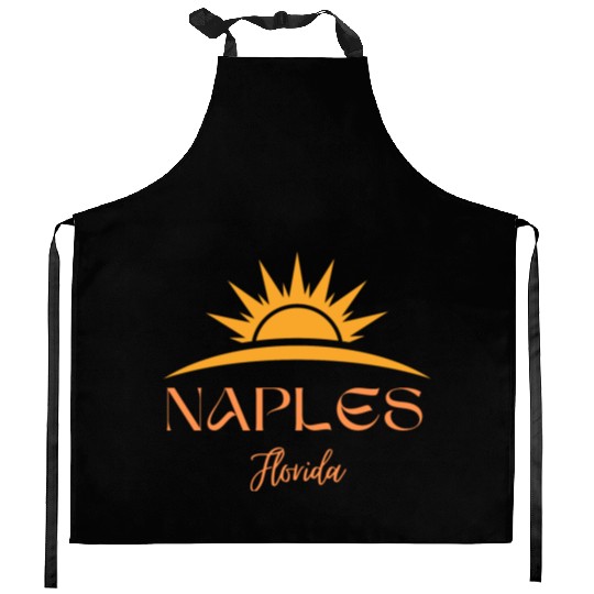 Sunrise Over Naples Florida Kitchen Aprons