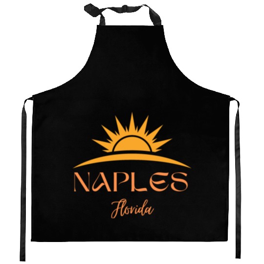 Sunrise Over Naples Florida Kitchen Aprons