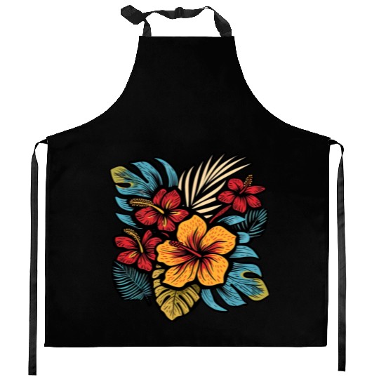 Hibiscus Kitchen Aprons