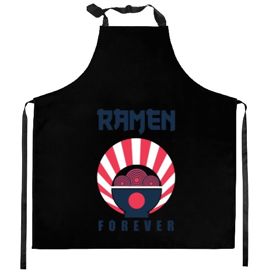 ramen forever for ramen lovers community Kitchen Aprons