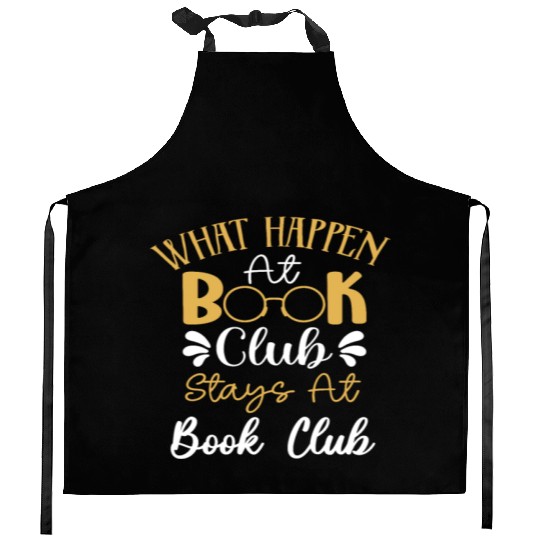 Book Club Friends Read Talk Fun Kitchen Aprons