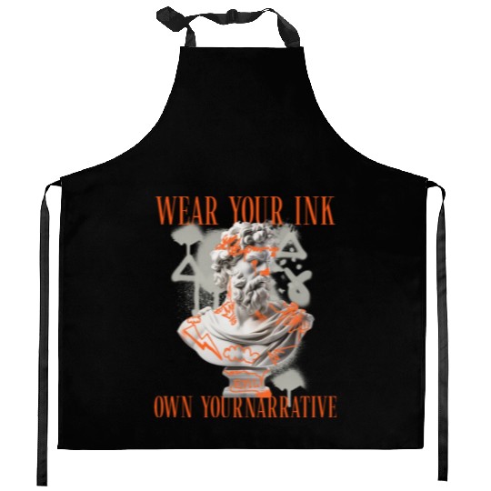 Wear Your Ink, Own Your Narrative Kitchen Aprons