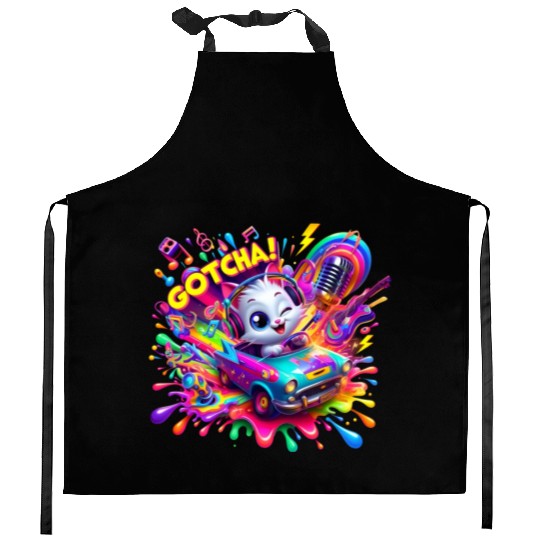 Galactic Vibes: Plosion of Splashes - GoTcha! Kitchen Aprons