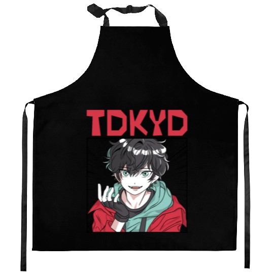 Anime Ramen Cat Retro Japanese Kitchen Aprons