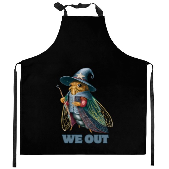 Funny Cicada We Out Cute Cicada Brood Emergence Kitchen Aprons