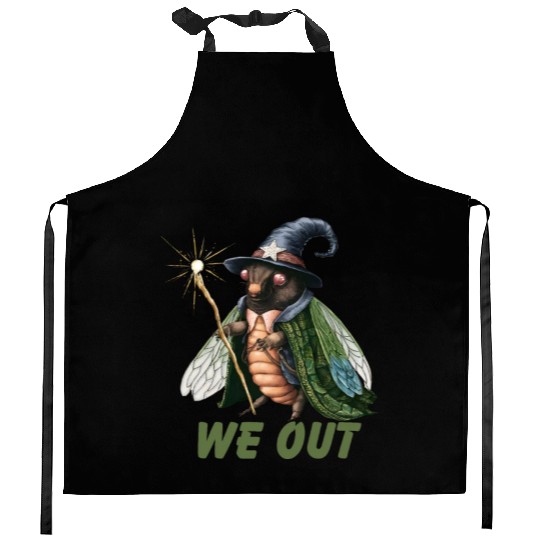Funny Cicada We Out Cute Cicada Brood Emergence Kitchen Aprons