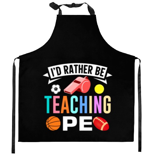 Inspiring Physical Education Teacher Design for PE Kitchen Aprons