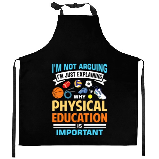 Inspiring Physical Education Teacher Design for PE Kitchen Aprons