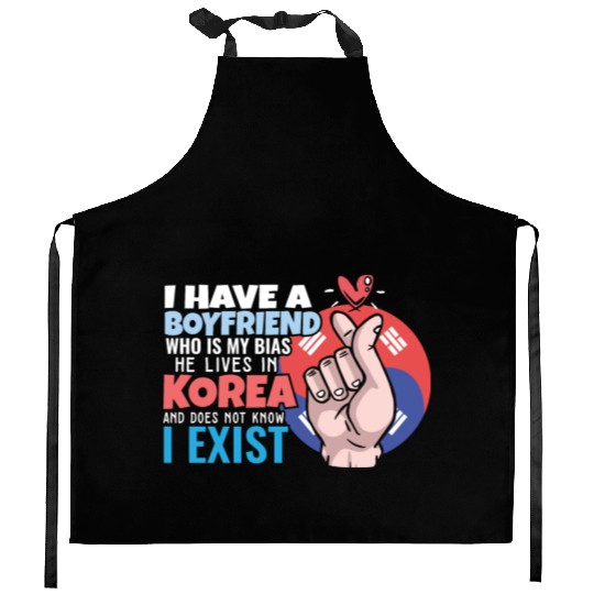Kpop Idol Fan I Have A Boyfriend K Drama Lover I Kitchen Aprons
