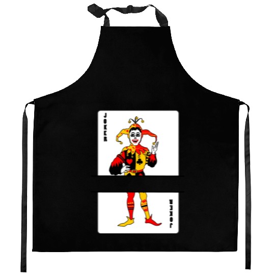 Playing card Joker banner Kitchen Aprons