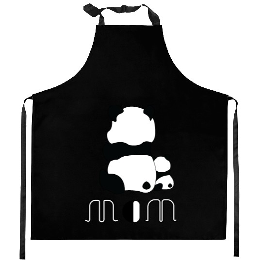 Adorable Panda Cubs Kitchen Aprons