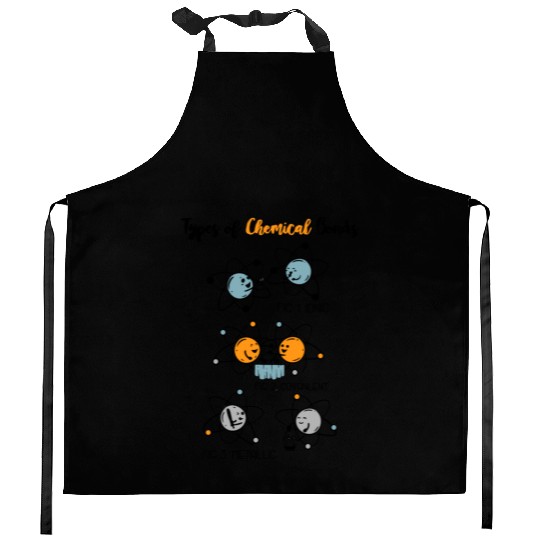 Types Of Chemical Bonds - Study Of Chemistry Kitchen Aprons