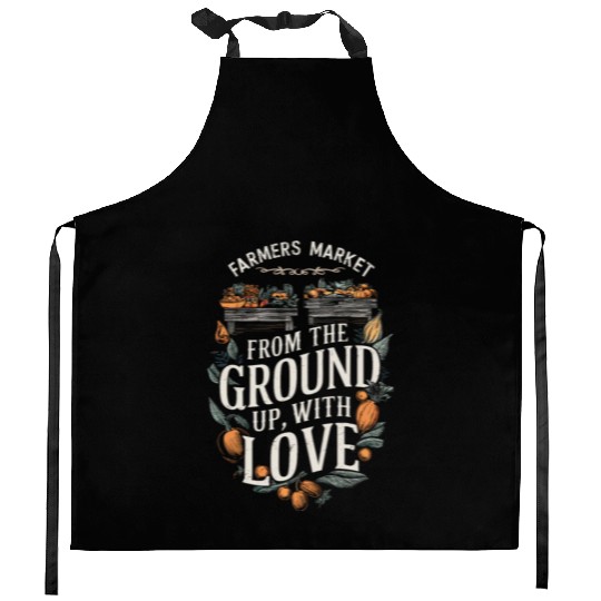 Farmers Market Farmer Agriculture Farming Food Kitchen Aprons