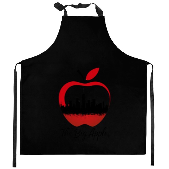 Creative Apple Innovations in New York City Kitchen Aprons