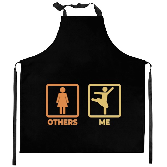 Ballet Stickfigures Kitchen Aprons
