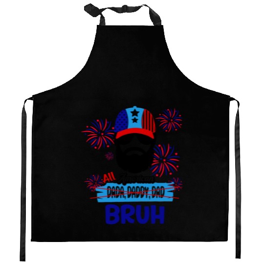 Mens Novelty fun U.S. for All American Dada Daddy Kitchen Aprons