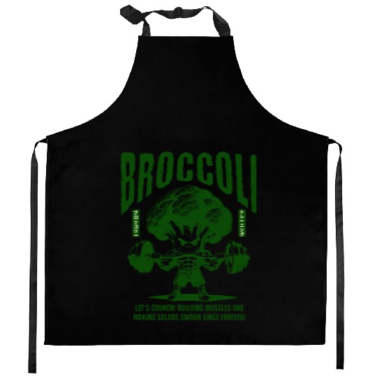 Broccoli Gym Kitchen Aprons