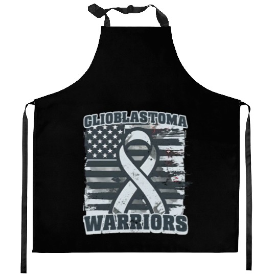 Glioblastoma Awareness Glioblastoma Warriors Kitchen Aprons