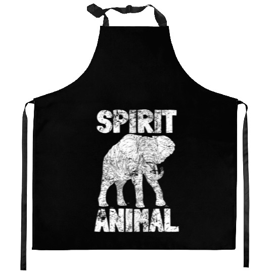 Embrace Your Spirit Animal with Retro Elephant Kitchen Aprons