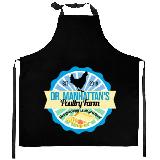 Dr Manhattan Poultry Farm Kitchen Aprons