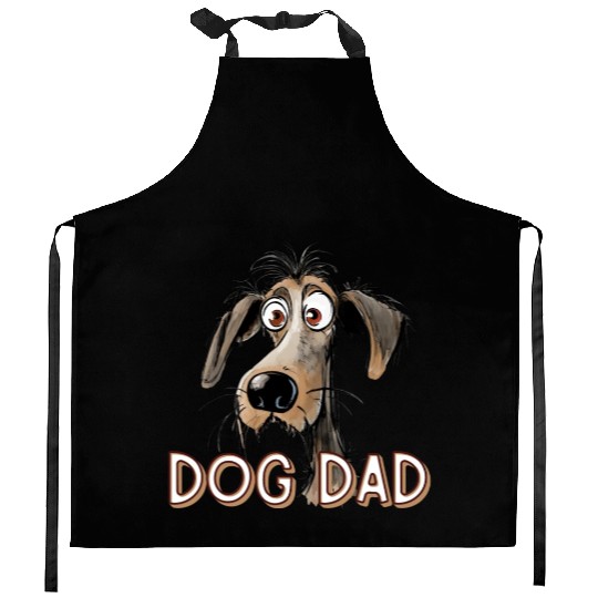 DOG DAD Father's Day Gift for Dad Kitchen Aprons