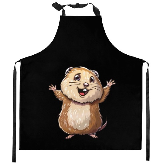 Happy Lemming Embrace The Joyful Moments Kitchen Aprons