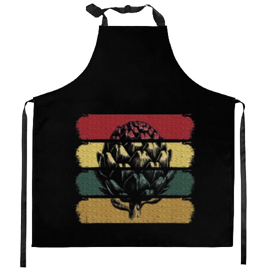 Artichoke Vegetable Lover Vegan Style Kitchen Aprons