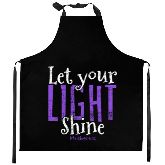 Faith Over Fear Inspirational Christian Design Kitchen Aprons