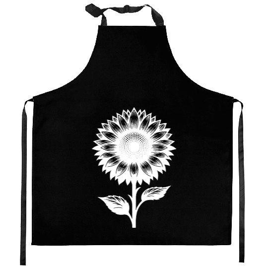 Garden Plant Flowering Sunflower Kitchen Aprons