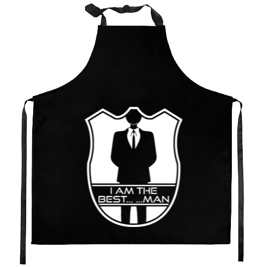 Best Man Groomsmen Bride Groom Kitchen Aprons