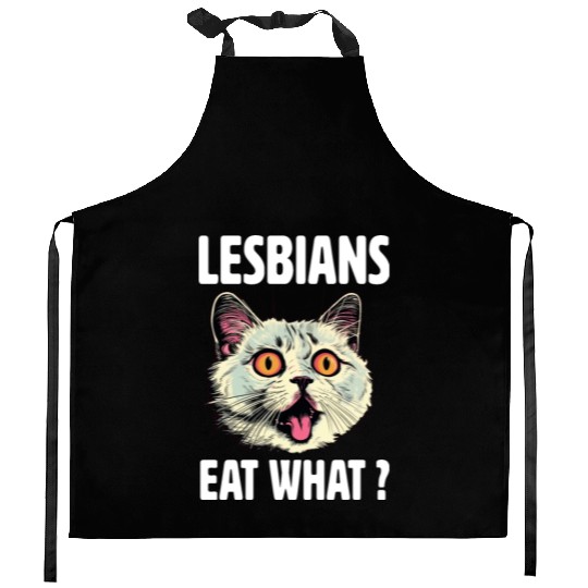 Lesbians Eat What Kitchen Aprons