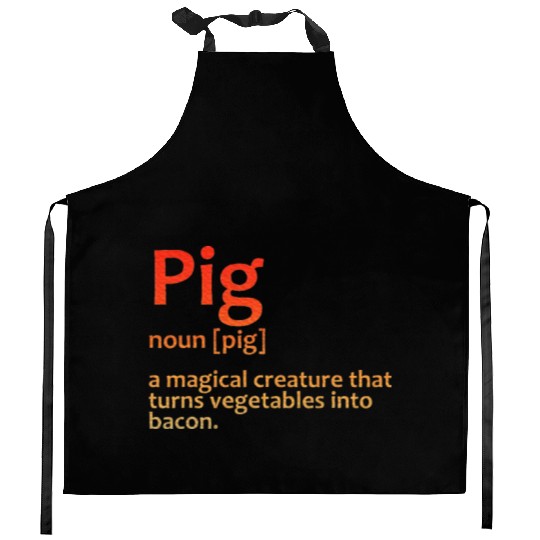 Best Bacon Design Pig Food Bacon Lover Kitchen Aprons
