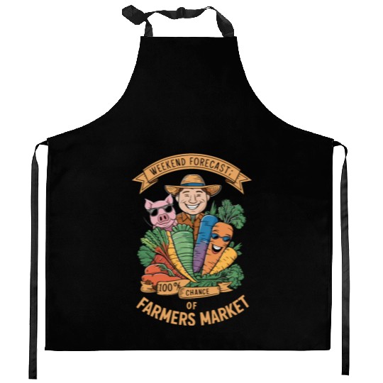 Farmers Market Farmer Agriculture Farming Food Kitchen Aprons
