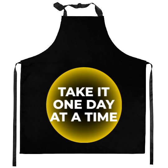 One Day at a Time Kitchen Aprons