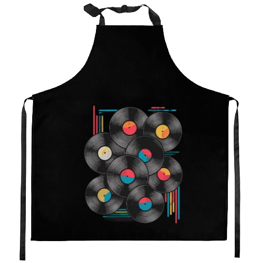 Old School Vinyl Records For all, who love the Kitchen Aprons
