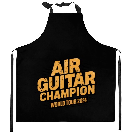 AIR GUITAR CHAMPION WORLD TOUR 2024 Kitchen Aprons