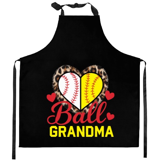 Baseball Grandma Grandmother Grandparents Day Kitchen Aprons