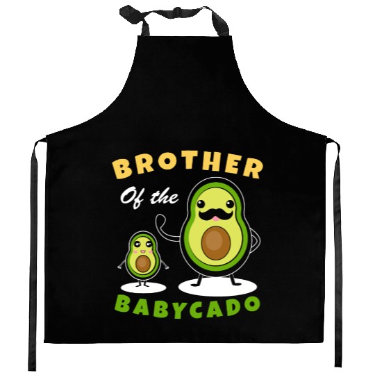 Cute Avocado Family Matching cool for brother Kitchen Aprons
