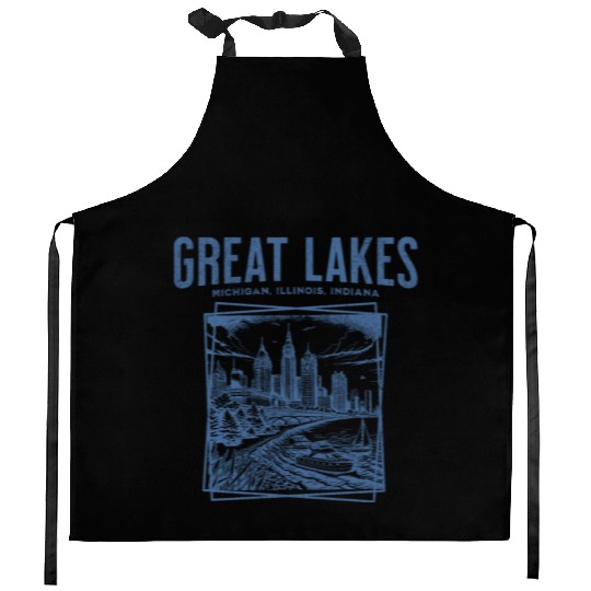 Great Lakes - Retro Kitchen Aprons