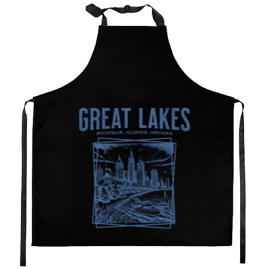 Great Lakes - Retro Kitchen Aprons