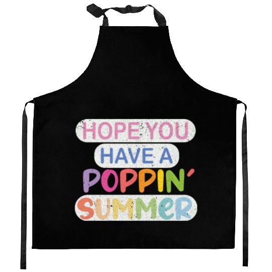poppin into summer Bye Bye School Kitchen Aprons