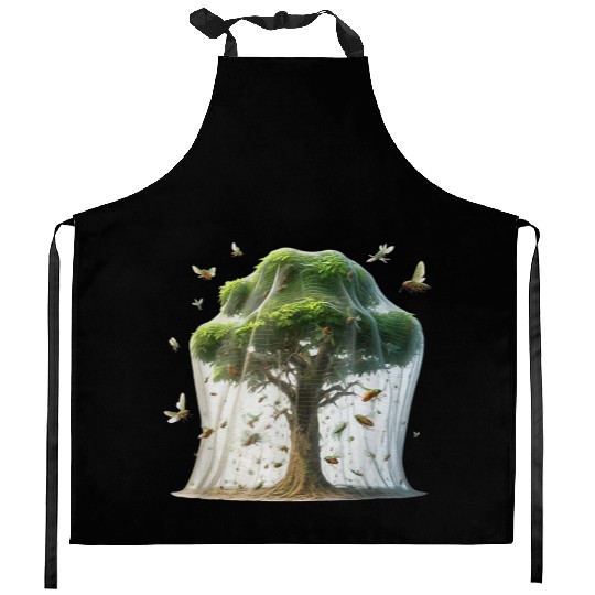 Cicada invasion Cicadas Comeback Tour Kitchen Aprons