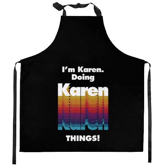 Things Birthday Grunge Premium Kitchen Aprons
