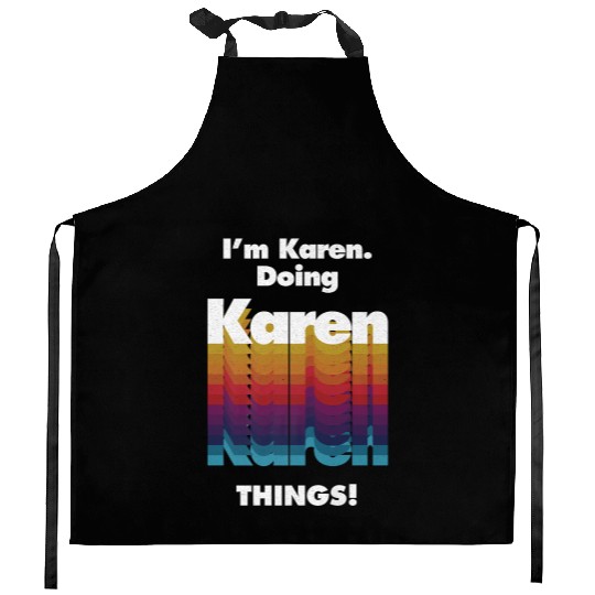 Things Birthday Grunge Premium Kitchen Aprons